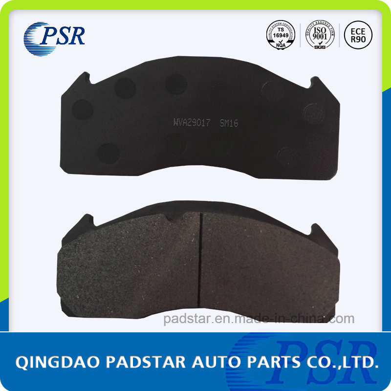Europe Standard Hot Sale Wva29017 Truck Brake Pads for Mercedes-Benz