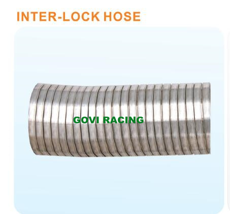 Auto Exhaust Flexible Pipe with Inter -Locked Hose / Braid Shape