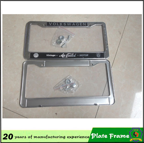 Chrome Stainless Steel License Plate Frame