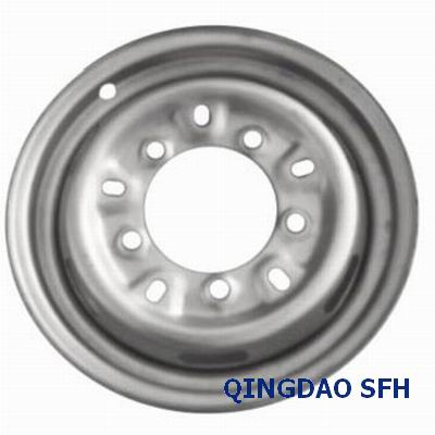 Silver/Black Steel Wheel for Passenger Car (12X4.00 4/114.3)