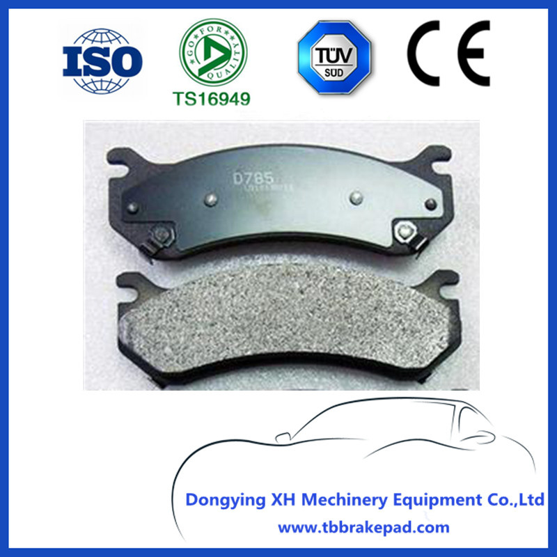 Silverado Low Noise Semi Metallic Painted Plastic Front Brake Pad for Chevrolet D1565