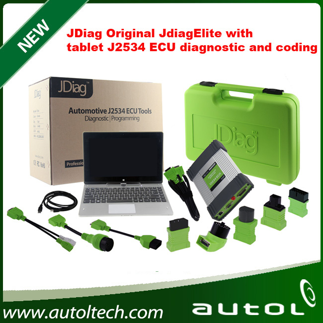 Jdiag Elite ECU Coding Tool J2534 Automotive Diagnostic & Reprogramming Scanner Golden Standard