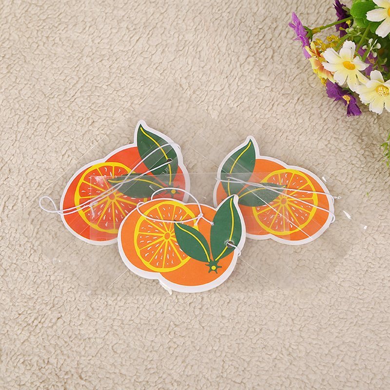 Orange Fragrance Orange Shape Paper Hanging Car Air Freshener (YH-AF494)