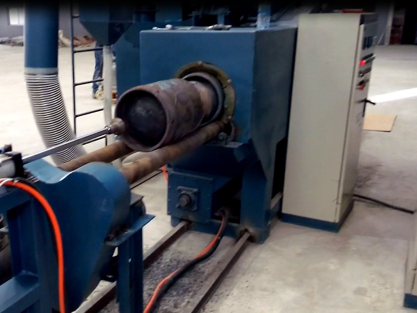 Shot Blasting Machine for 12.5kg/15kg LPG Gas Cylinder Manufacturing Line