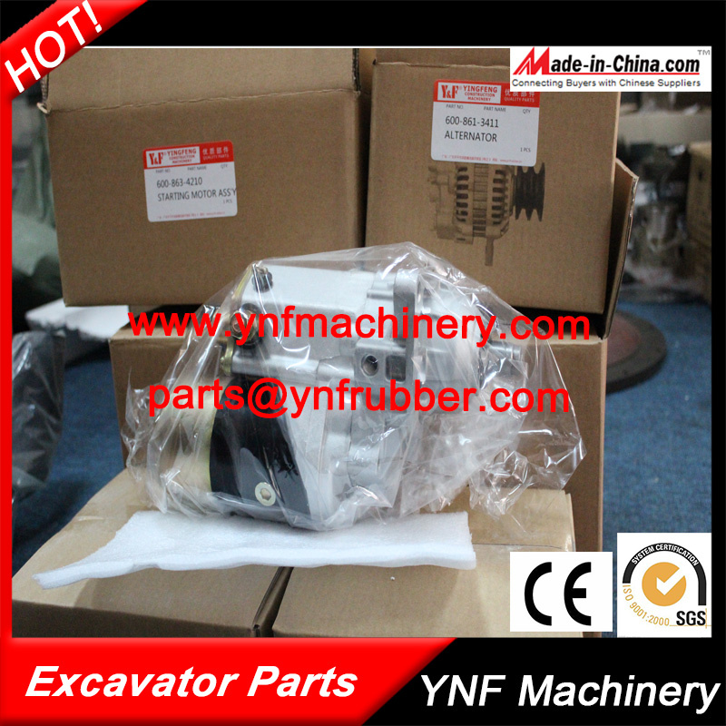 Starter for Komatsu PC200-6 6D102