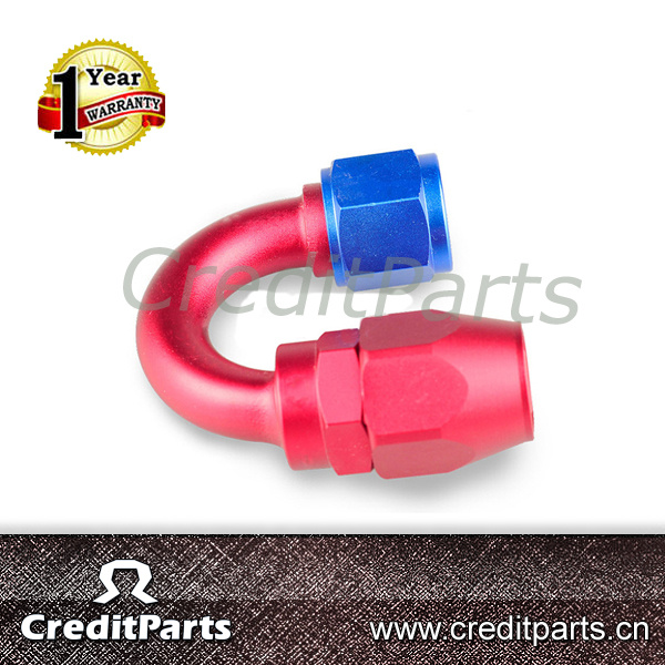 Aluminum an 180degree Resuable Hose End, Fuel Pump Hydraulic Fitting 40-180