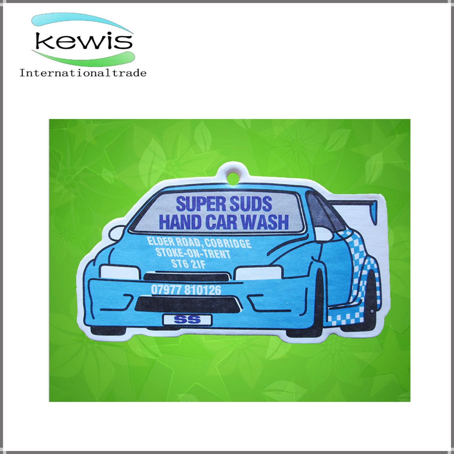 H-Quality Hanging Car Shape Paper Car Air Purifier