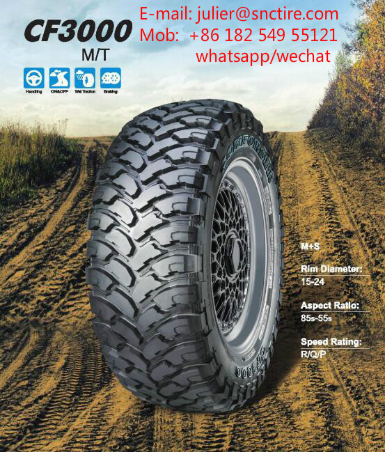 Passenger Car Tire with The Sizes 35*12.50r18lt 35*12.50r20lt 35*12.50r22lt 35*12.50r24lt