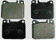 Brake Pad for Mercedes-Benz Use (D145-7036 / 20341 / 2039220)