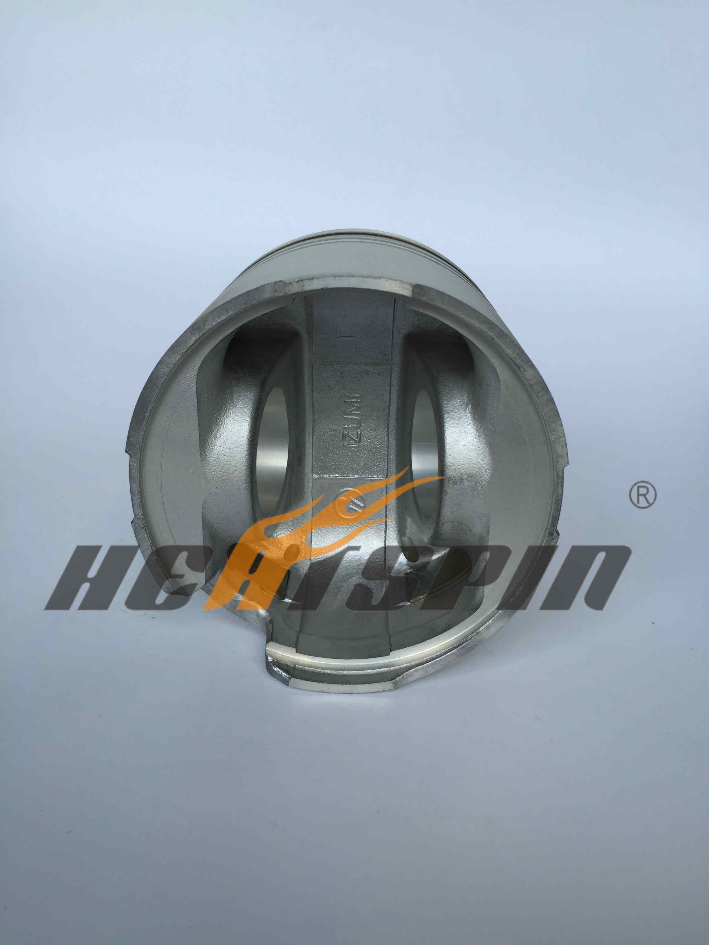 4hf1 Isuzu Alfin Piston with 112mm Bore Diameter, 94.5mm Total Height, 60.8mm Compress Height