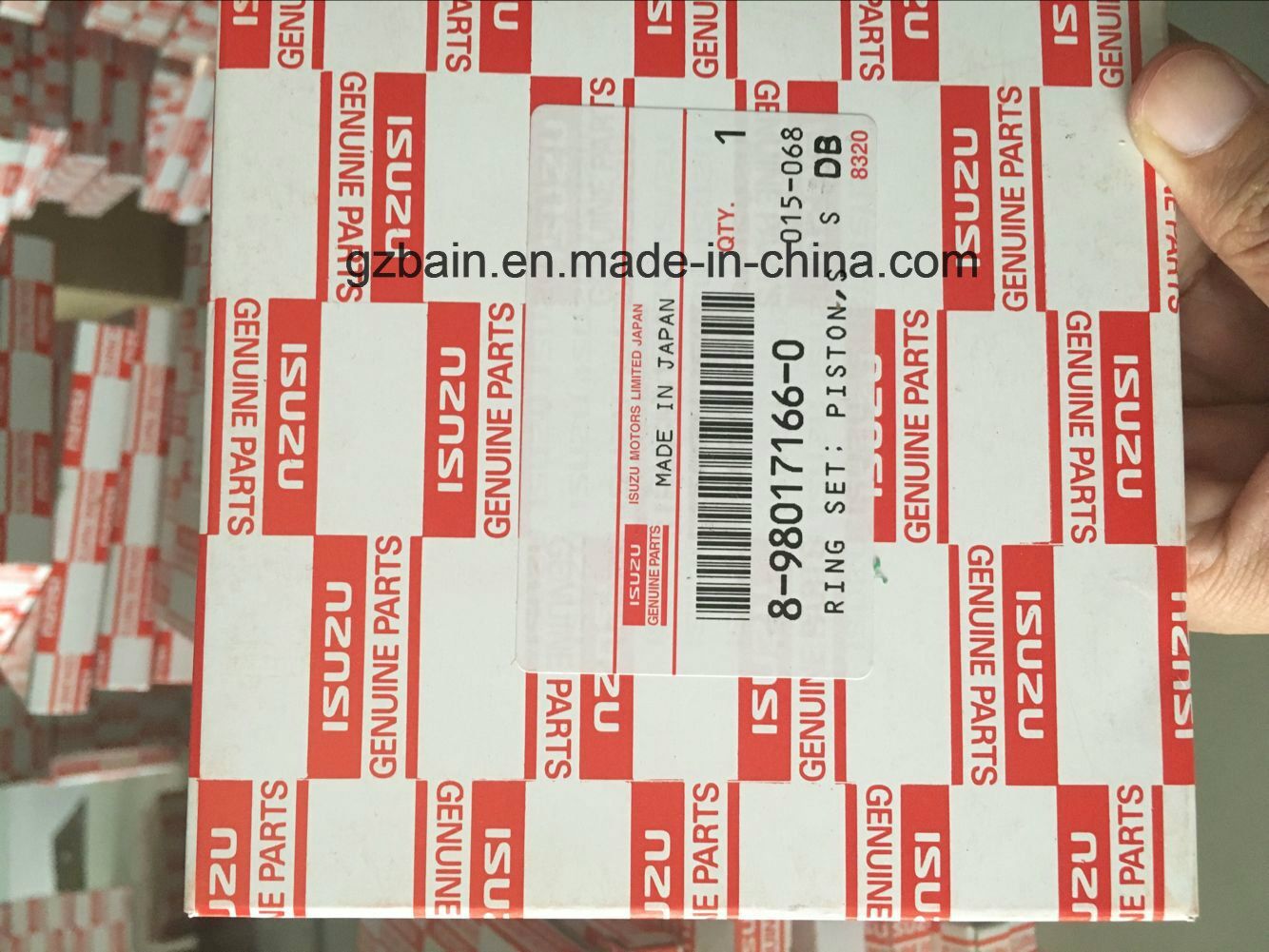 Isuzu 6HK1/4HK1 High Quality Original/ Genunie Piston Ring (common rail) Made in Japan Manufacture for Diesel Excavator Engine Spare Part in Stock 8-98017166-0