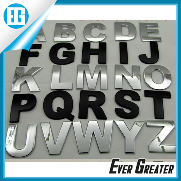 Customized Chrome Car Badge Letters with ISO/Ts16949 Certified