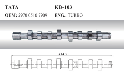 Auto Camshaft for Tata (2970 0510 7909)