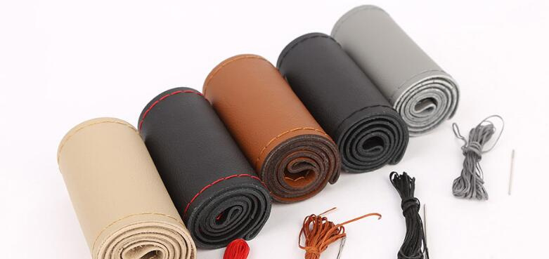 Universal Best Price Micro-Fiber Leather Car Steering Wheel Cover