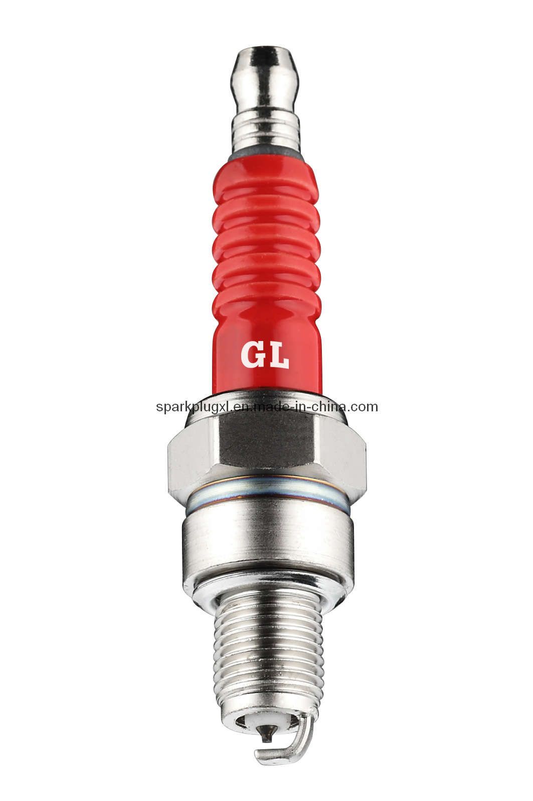 Red Ceramic Spark Plug (A7TC) for Honda Motorcycle Matt Nickel