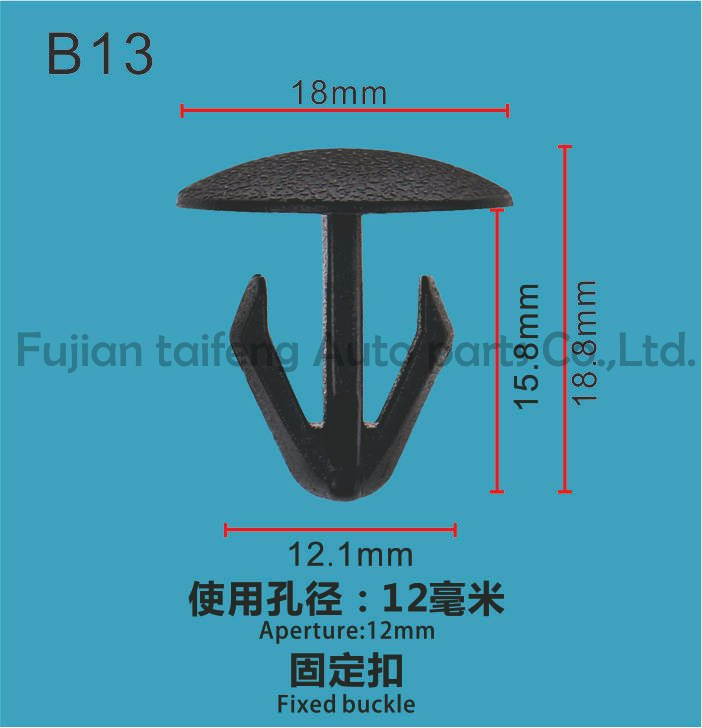 China Supplier Offers OEM Service to Customize Auto Fastener and Clip, Plastic Fastener for Automotive for Automobile Spare Parts