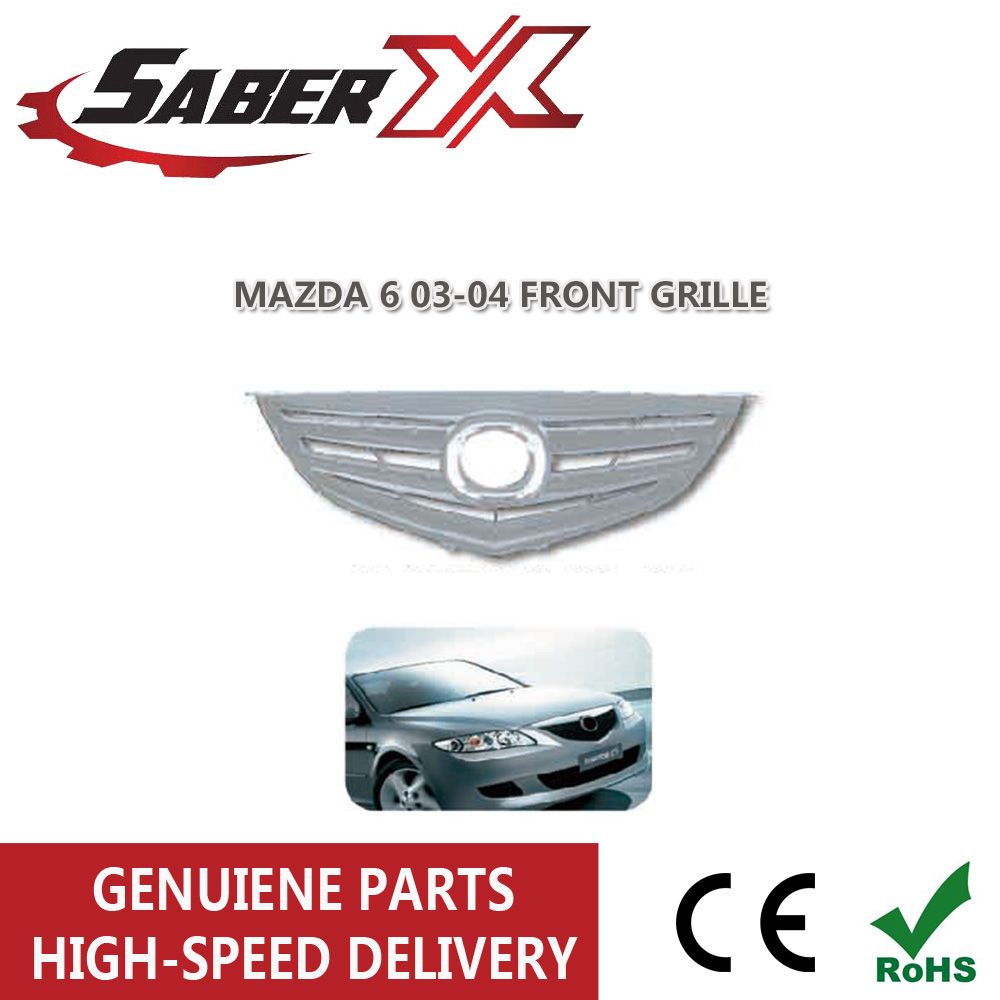 Mazda 6 03-04 Front Grille with Top Quality/Mazda 6 05-07/Mazda 6 08-on