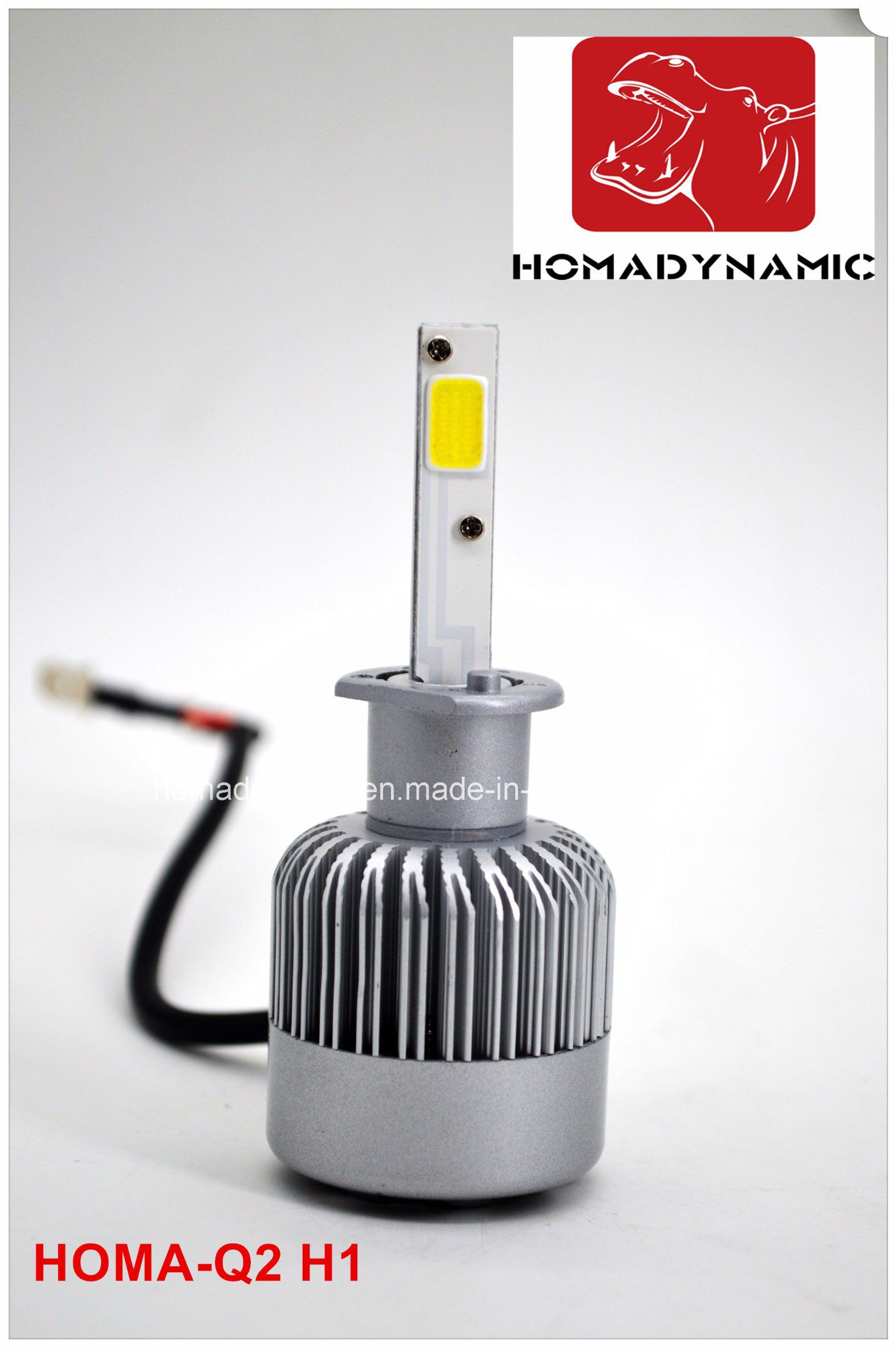 8000 Lumen COB LED Headlight H1 6000k Q2 LED Headlight