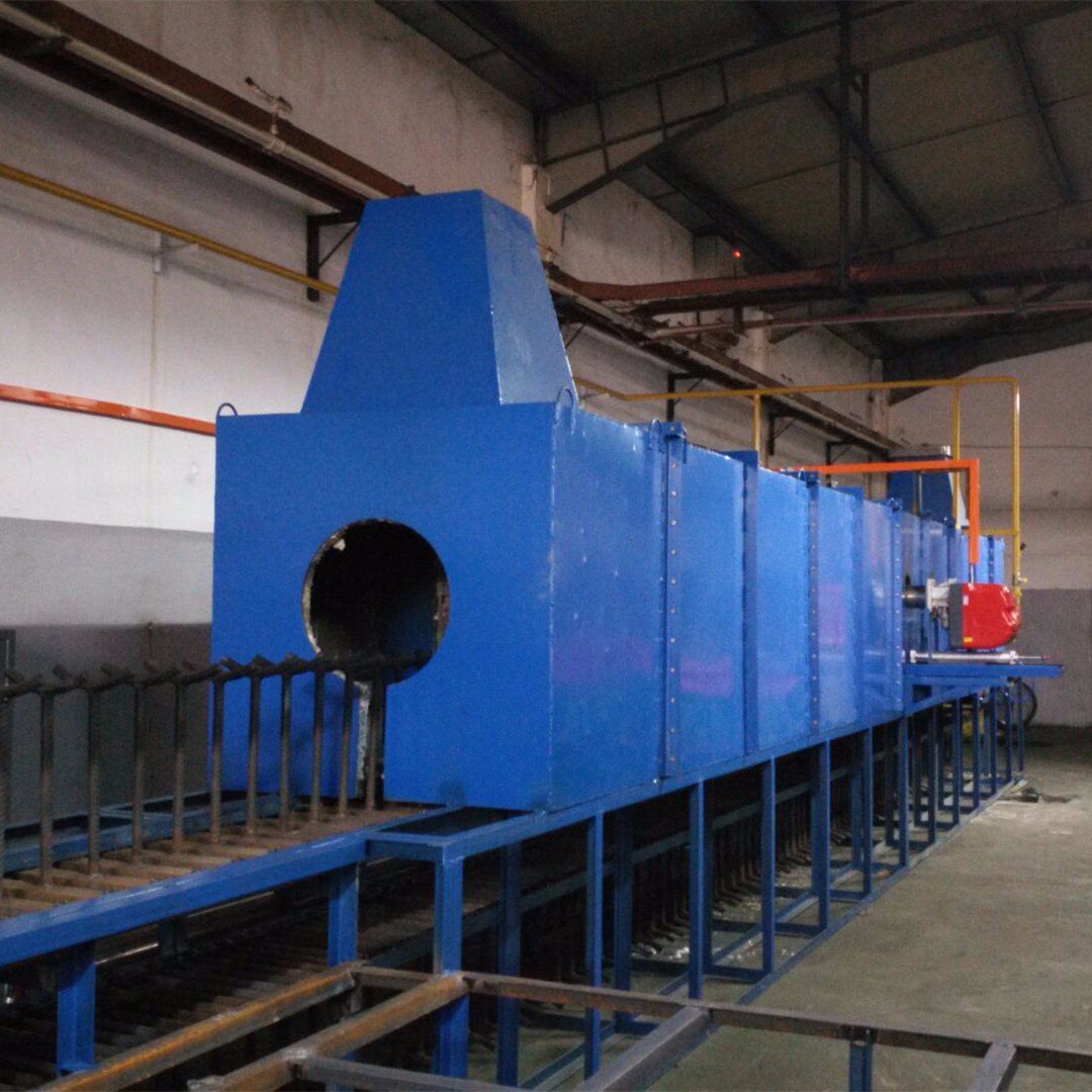 LPG Gas Cylinder Manufacturing Equipments Heat Treatment Gas Furnace
