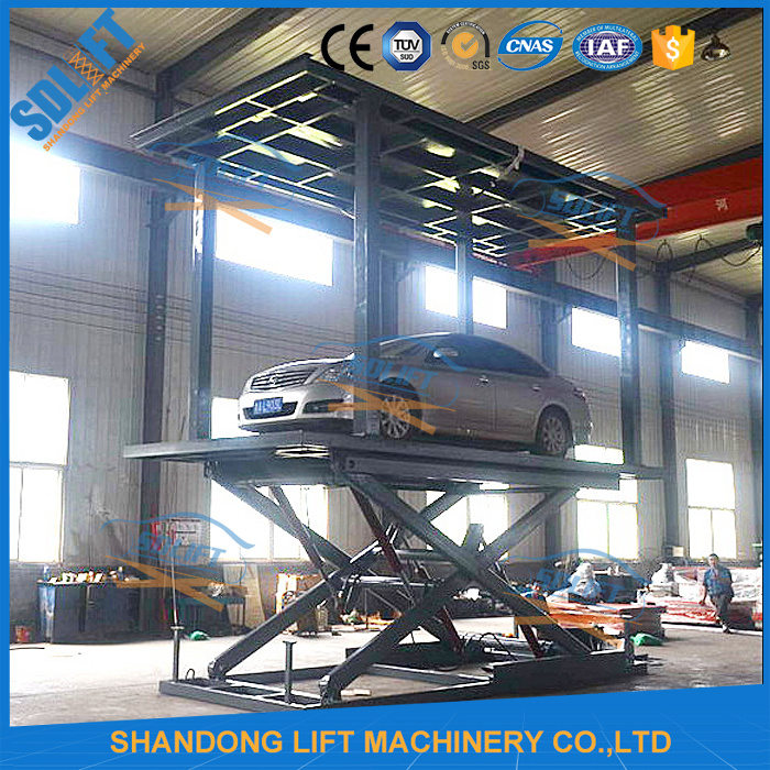 Hot Sale Portable MID-Rise Hydraulic Scissor Car Lift
