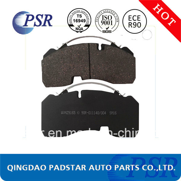 Wva29165 Hot Sale After-Market Steel Bus Truck Brake Pad for Mercedes-Benz