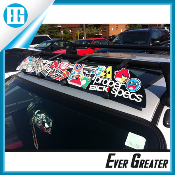 Four Color Waterproof PVC Stickers Car Roof Decal OEM