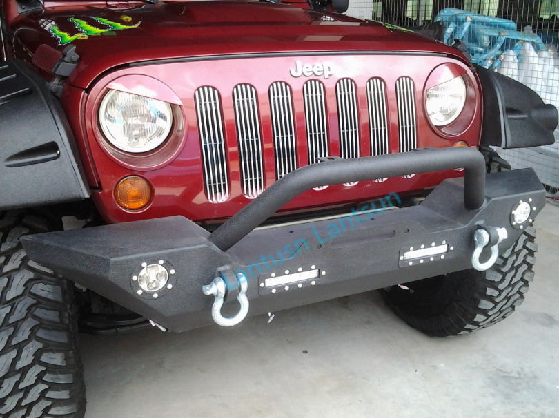 Front Steel Bumper for 2007+ Jeep Jk Car Accessories for Jeep Wrangler