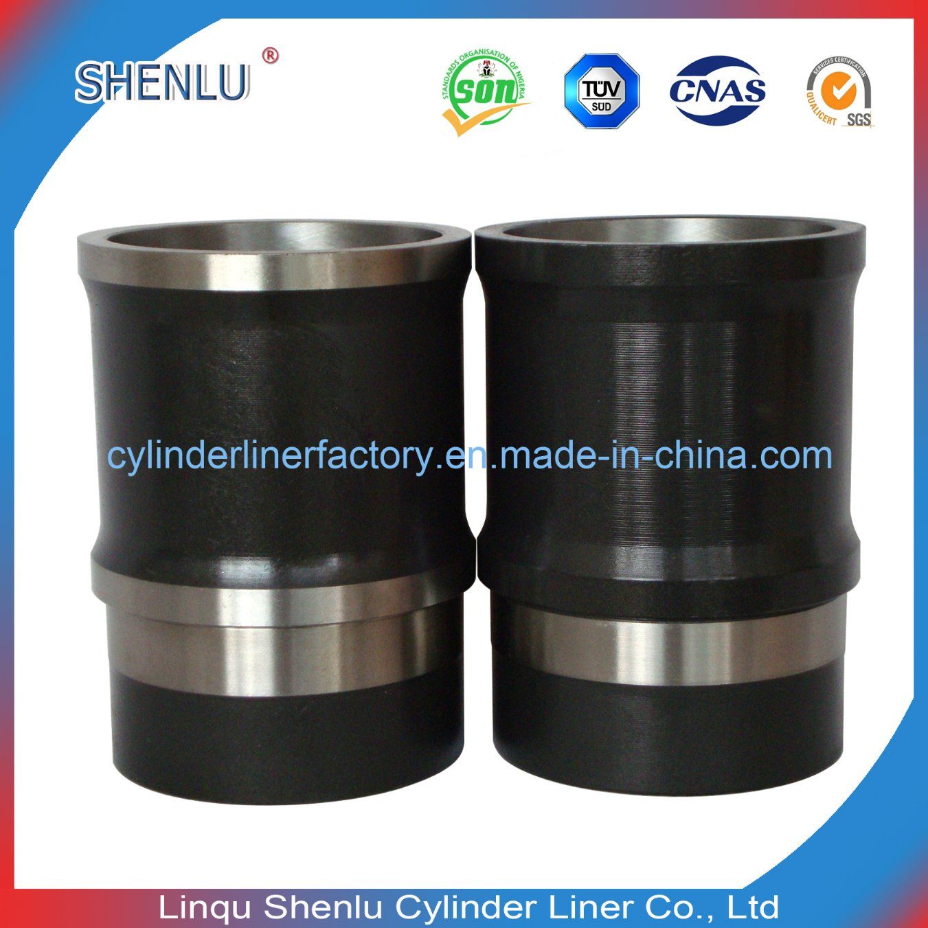 Automobile Parts Cylinder Sleeve Black for Peugeot Engine 504L 404