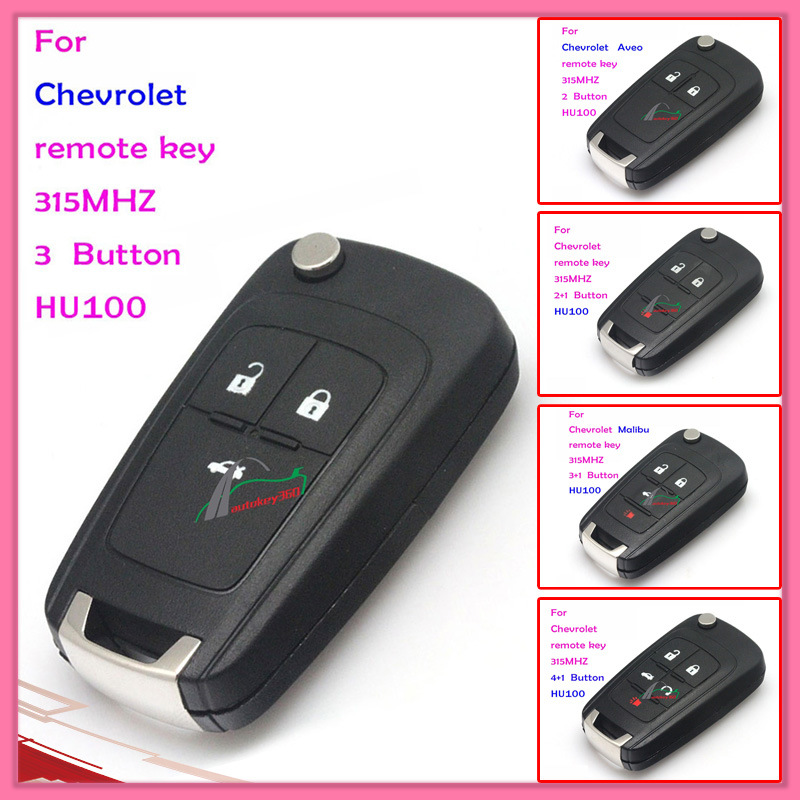 Car Key for Auto Chevrolet Malibu with (3+1) Buttons 315MHz