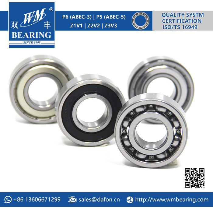 China Beairng Factory Supplier Sigle-Row Auto Parts 6205 Ball Bearing