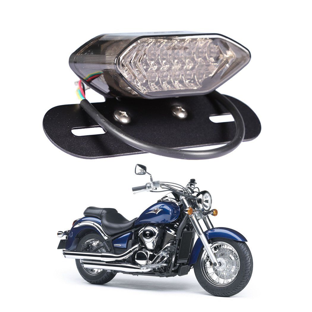Universal 8W 12V LED Motorcycle Taillights with 16 Lamp Beads