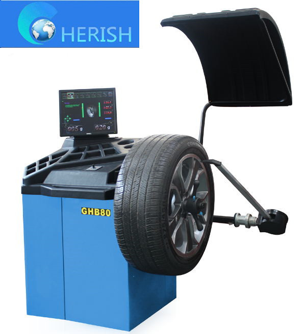 Ghb80 Auto Maintenance Full-Automatic 3D Wheel Balancer