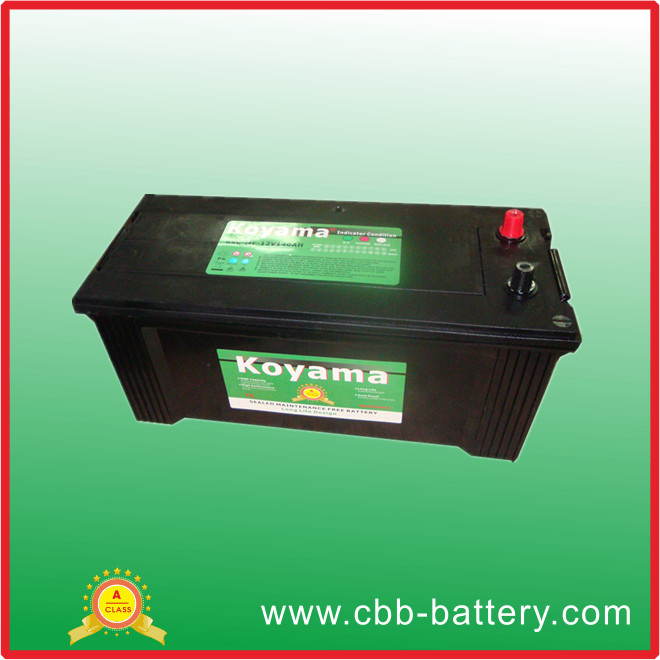 Hot Sale Maintenance Free Automotive Heavy Duty Vehicle Battery 140ah 12V