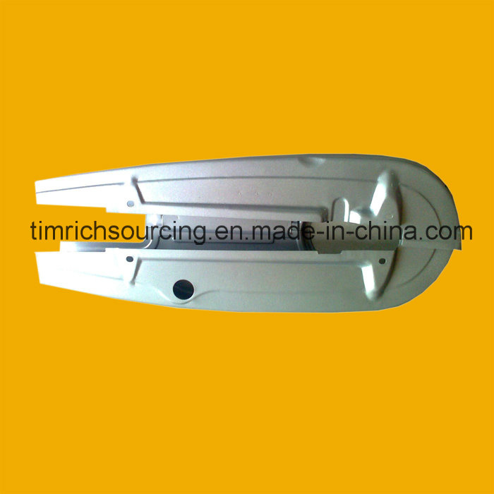 Durable Iron Silver Tvs Motorbike Chain Cover for Motorycycle Spare Parts