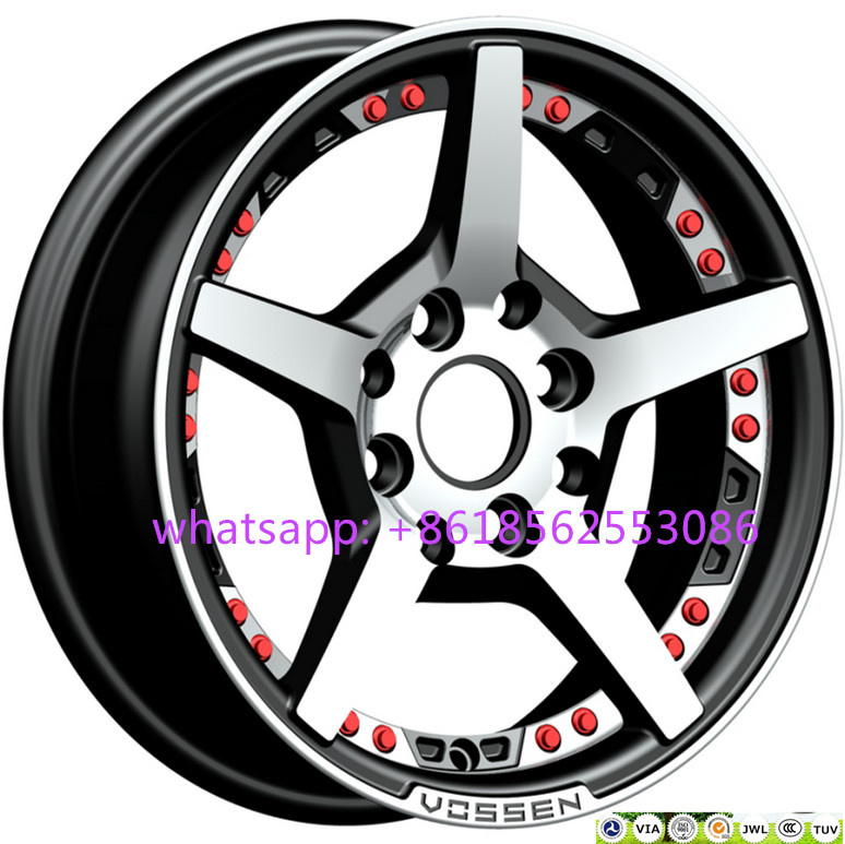 Universal Car Vossen Rims Alloy Wheel with Rivets - IBUYautoparts.com
