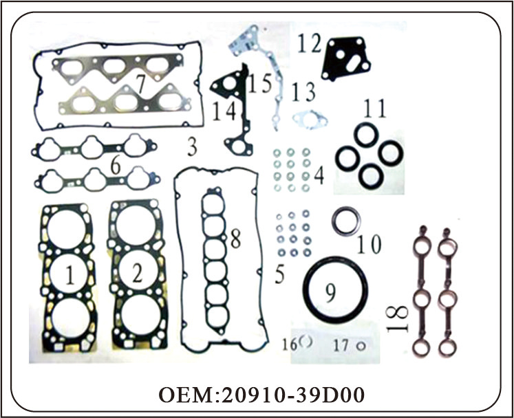 Auto Parts for Car Gasket