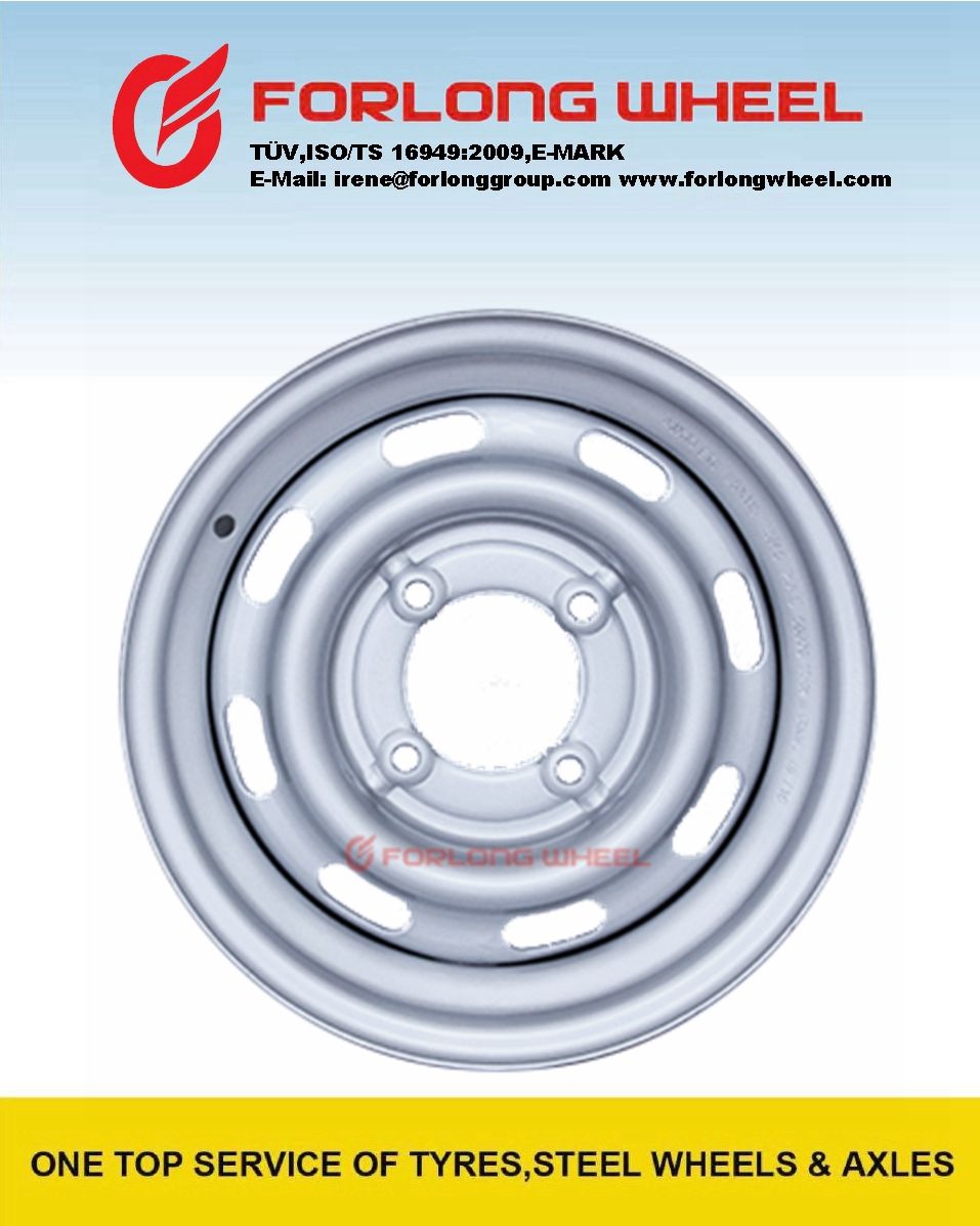 4.5jx13 with PCD 4-115 European Style Trailer Steel Wheel