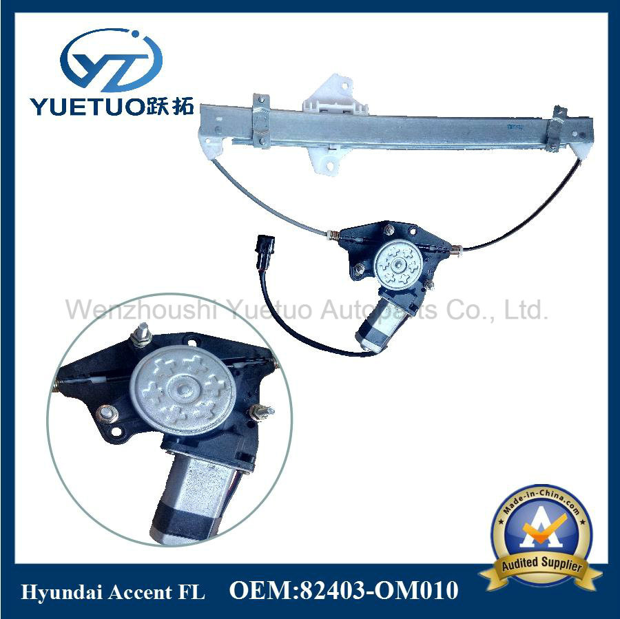 Electric Window Regulator Accent Front Left OEM 82403-Om010