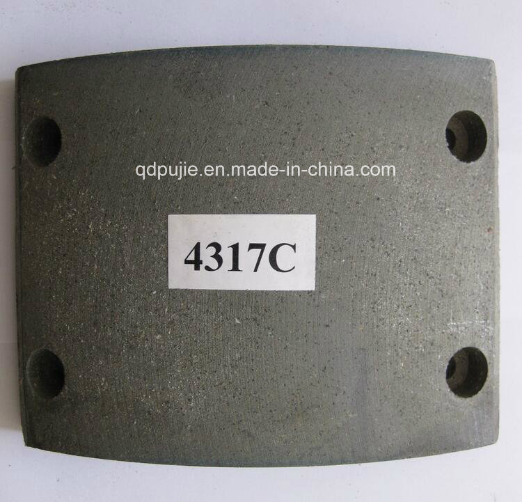 Non Asbestos 4317c Brake Lining for Truck
