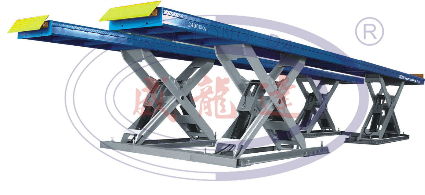 Automatic and Synchronized Heavy Duty Vehicle Scissor Lift Wld-S-24t