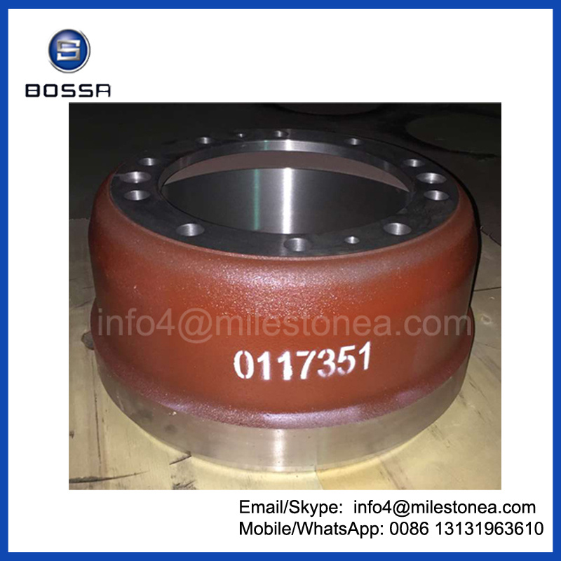 Daf Brake Drum OEM 0117351 for Heavy Truck Semi Truck