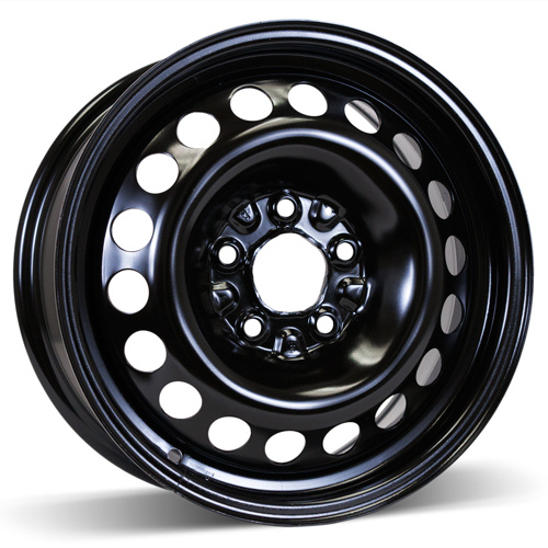 15X6 (5-100) Black Steel Wheel Rim