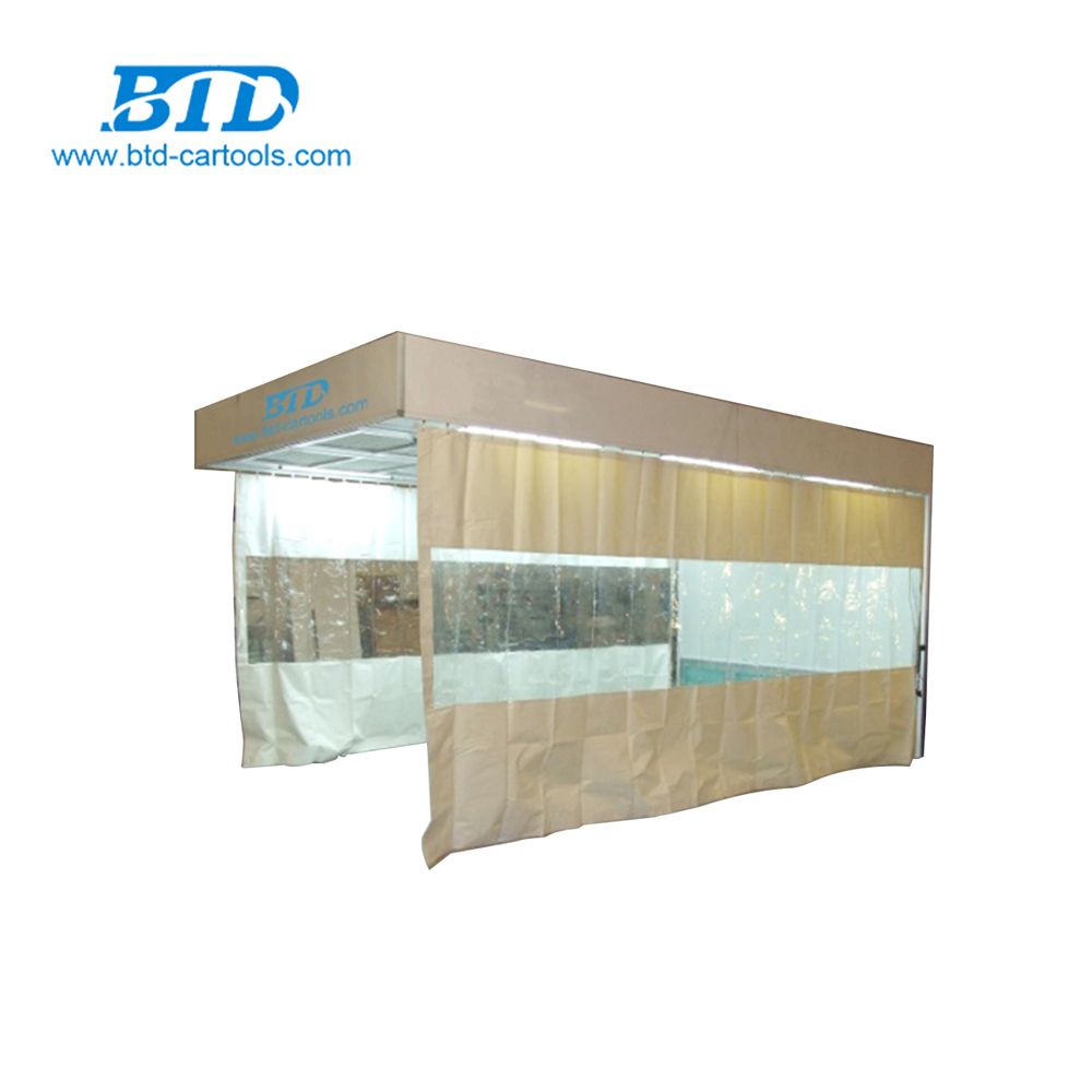Curtain Spray Booth/ Paint Booth with PVC