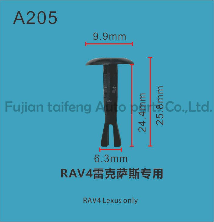 Professionally Standard Fastener 1K000501 Nylon Auto Fastener & Plastic Clip & Auto Spare Parts