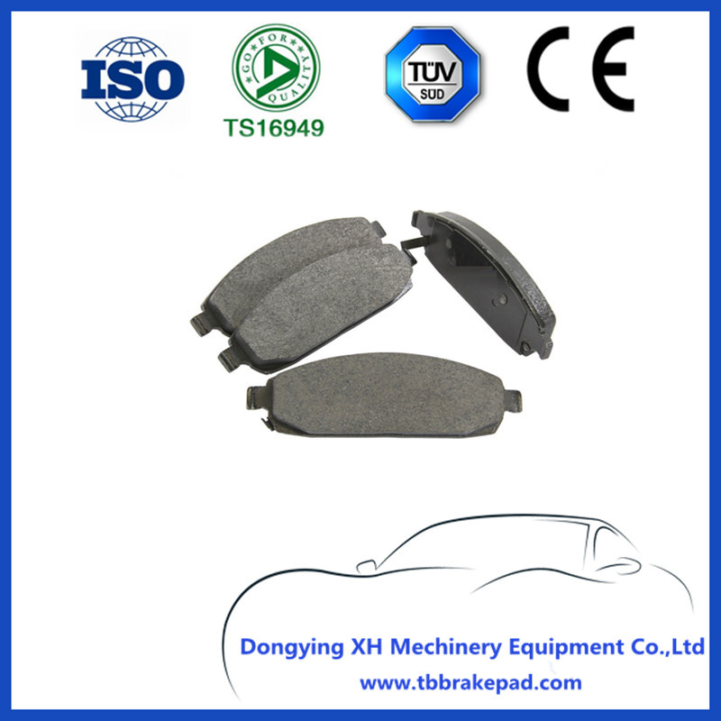 Cressida Low Noise Semi Metallic Painted Plastic Front Brake Pad for Jeep D1080