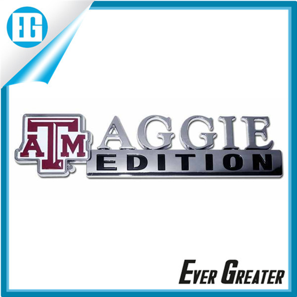 3D Embossed Custom Badge Emblems with ISO/Ts16949 Certified