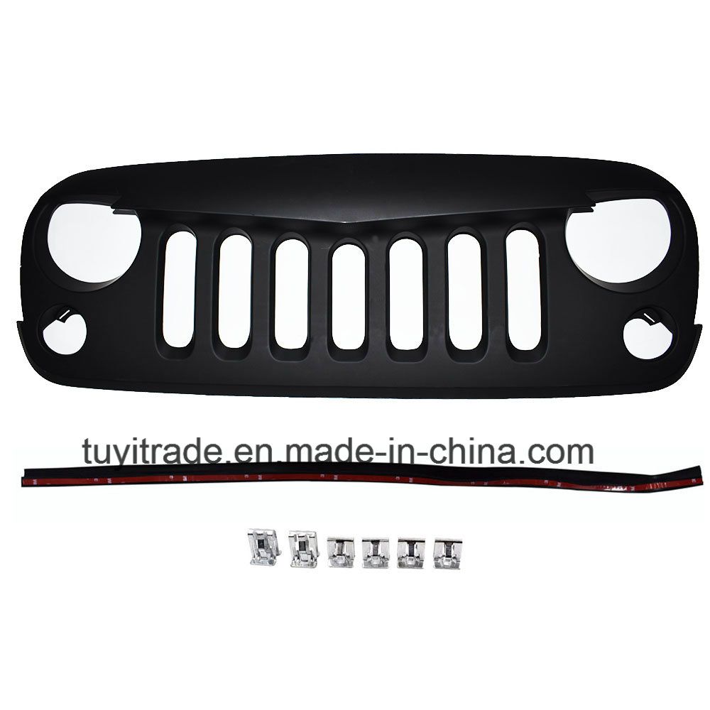 Grille for Jk 07-17 Unlimited Jeep Wrangler Rubicon Angry Bird