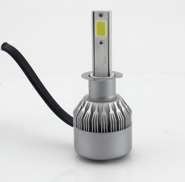 DC8-36V COB 6000k H3 LED Headlights