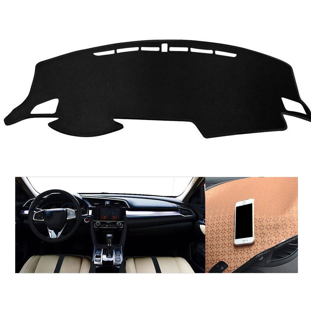 Anti-Skid Dashmat Dashboard Cover Dash Board Mat for Honda Civic 10th 2016-2017