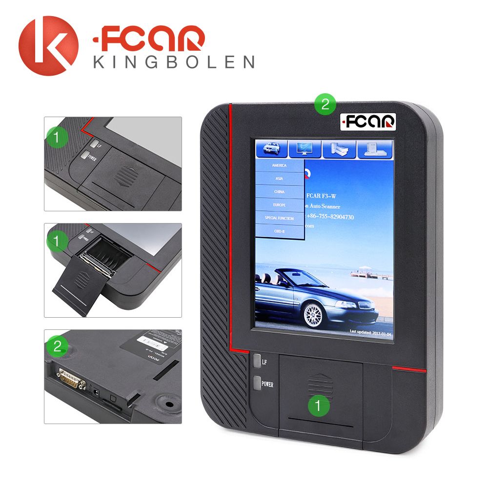 2018 New Original Fcar F3-M (mini F3-W) Full Set Car Diagnostics F3m Supports Russian/English/German 1 Year Free Update Online